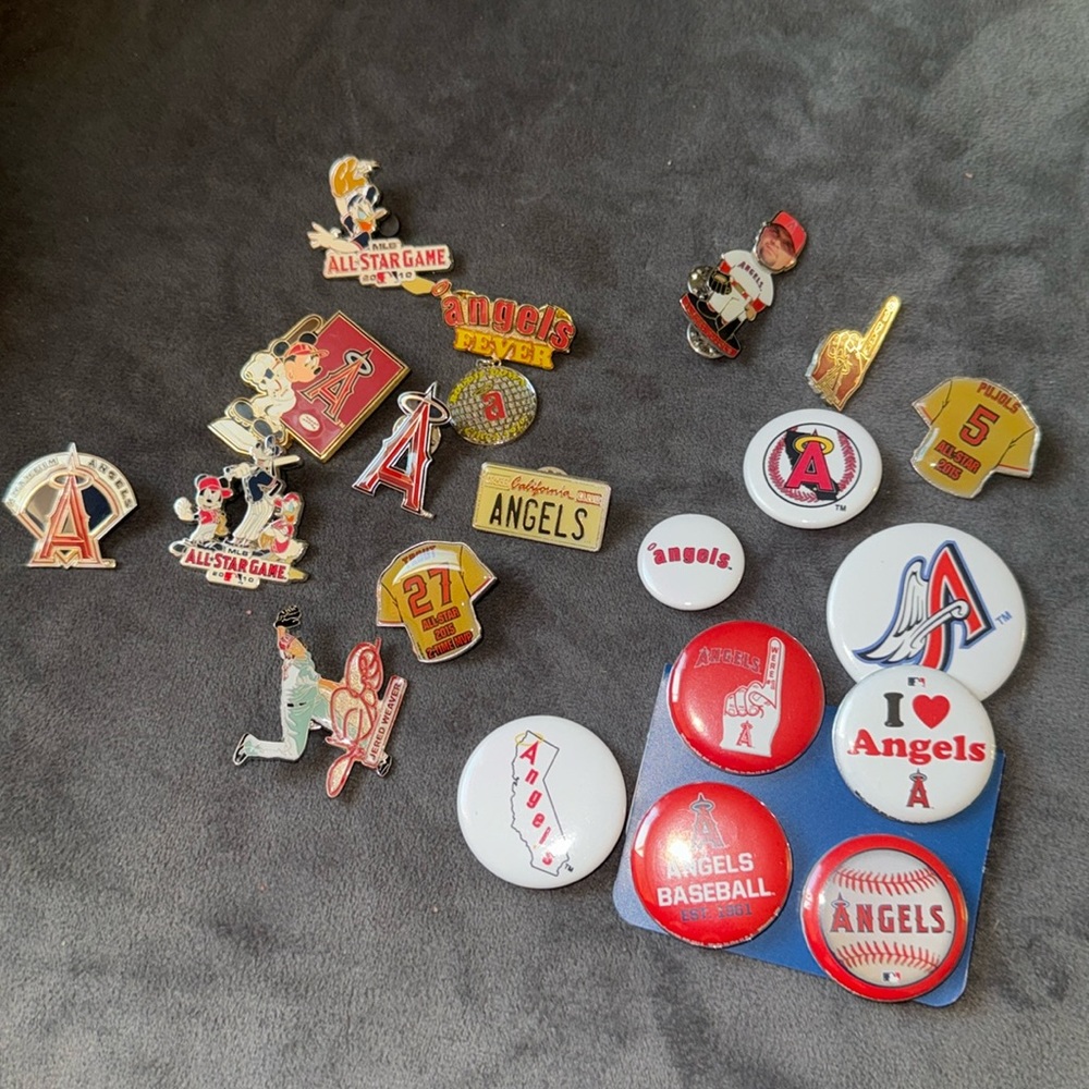 MLB angels California pin lot Disney